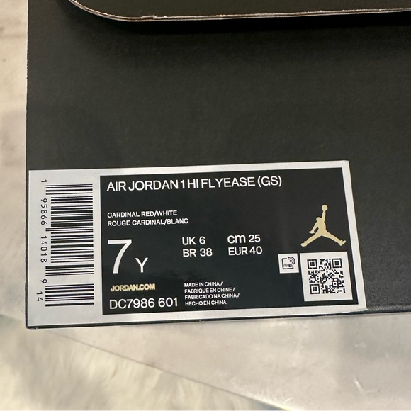 Jordan 1 Hi Flyease Fire Red - Picture 3 of 10